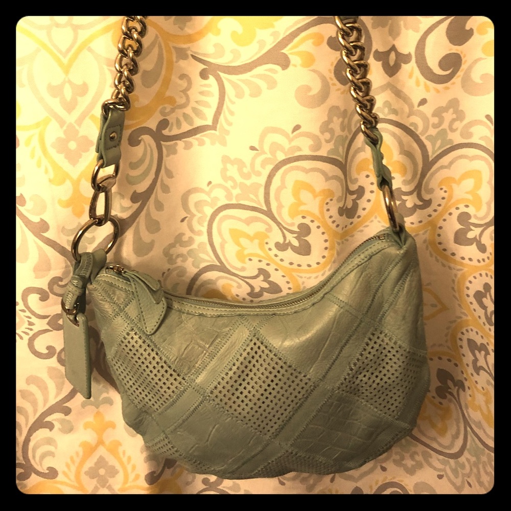B Makowsky Geniune Leather Crossbody Bag